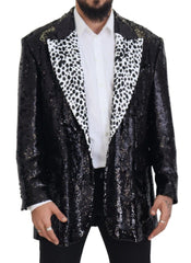 Dolce & Gabbana Elegant Black Single Breasted Blazer - Retail Flare