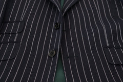 Dolce & Gabbana Elegant Navy Slim Fit Wool Blazer - Retail Flare