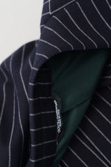 Dolce & Gabbana Elegant Navy Slim Fit Wool Blazer - Retail Flare
