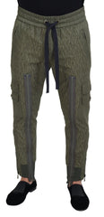 Dolce & Gabbana Elegant Green Cotton Blend Pants - Retail Flare