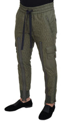 Dolce & Gabbana Elegant Green Cotton Blend Pants - Retail Flare