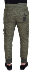 Dolce & Gabbana Elegant Green Cotton Blend Pants - Retail Flare