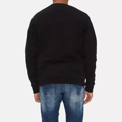 Dsquared² Chic Black Cotton Logo Sweatshirt - Retail Flare
