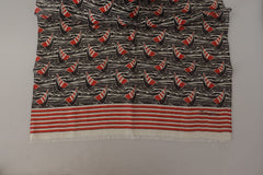 Dolce & Gabbana Elegant Striped Linen Men's Scarf - Retail Flare