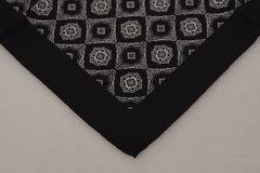 Dolce & Gabbana Elegant Geometric Silk Square Scarf - Retail Flare