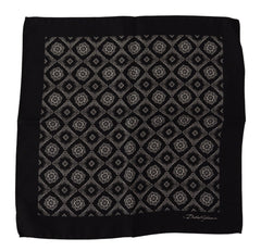 Dolce & Gabbana Elegant Geometric Silk Square Scarf - Retail Flare