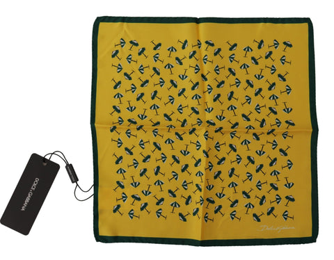 Dolce & Gabbana Elegant Silk Men's Square Scarf Wrap - Retail Flare