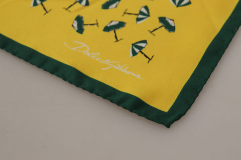 Dolce & Gabbana Elegant Silk Men's Square Scarf Wrap - Retail Flare