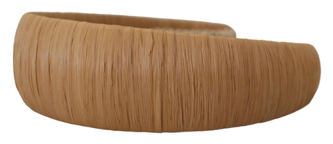 Dolce & Gabbana Exquisite Beige Viscose Diadem Headband - Retail Flare