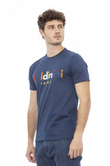 Baldinini Trend Blue Cotton Men T-Shirt - Retail Flare