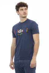 Baldinini Trend Blue Cotton Men T-Shirt - Retail Flare