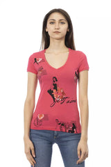 Trussardi Action Multicolor Cotton Women T-Shirt - Retail Flare