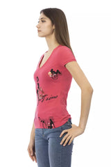 Trussardi Action Multicolor Cotton Women T-Shirt - Retail Flare