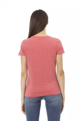 Trussardi Action Fuchsia Cotton Women T-Shirt - Retail Flare