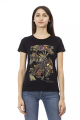 Trussardi Action Black Cotton Women T-Shirt - Retail Flare