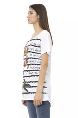 Trussardi Action White Cotton Women T-Shirt - Retail Flare