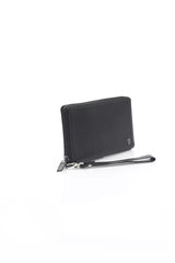 Automobili Lamborghini Black Calfskin Men Wallet