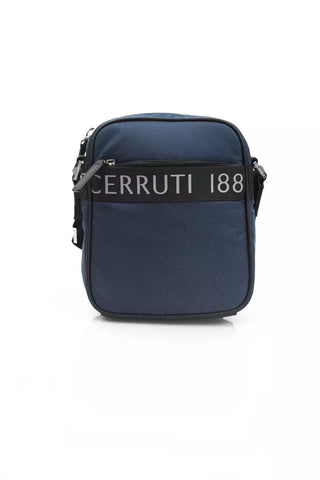 Cerruti 1881 Blue Nylon Men Messenger Bag - Retail Flare