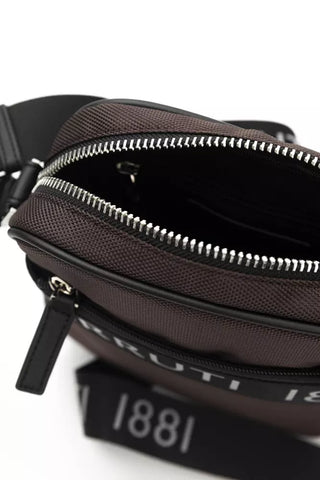 Cerruti 1881 Brown Leather Men Messenger Bag - Retail Flare