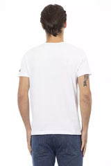 Trussardi Action White Cotton Men T-Shirt - Retail Flare