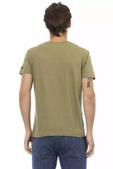 Trussardi Action Green Cotton Mens T-Shirt - Retail Flare