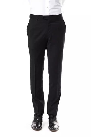 Uominitaliani Gray Wool Men's Pants - Retail Flare