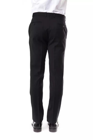 Uominitaliani Gray Wool Men's Pants - Retail Flare