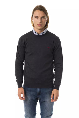 Uominitaliani Gray Merino Wool Men's Sweater - Retail Flare