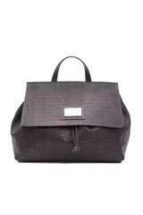 Pompei Donatella Gray Leather Women Handbag - Retail Flare