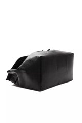 Pompei Donatella Black Leather Women Handbag - Retail Flare