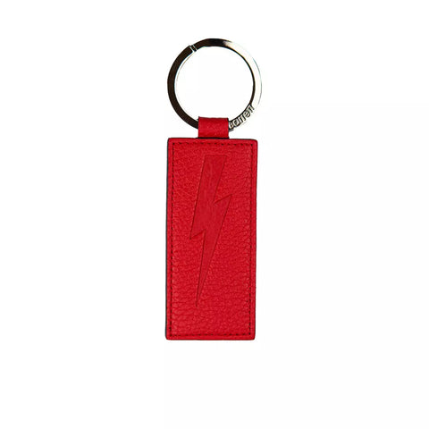 Neil Barrett Red Leather Men Keychain - Retail Flare