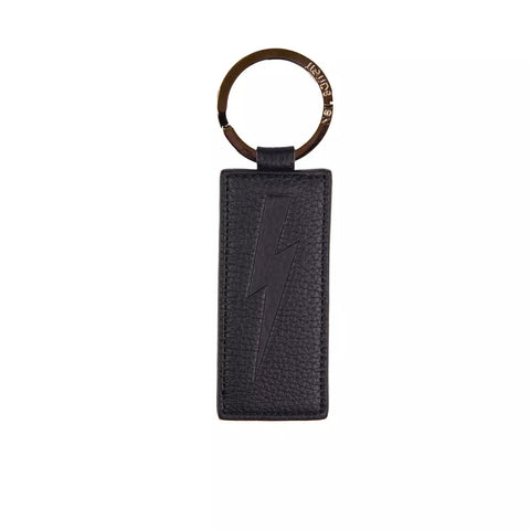 Neil Barrett Blue Leather Men Keychain - Retail Flare