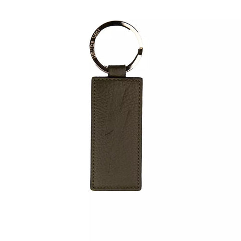 Neil Barrett Green Leather Men Keychain - Retail Flare