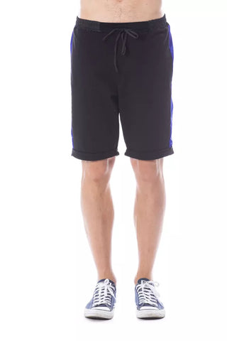 Verri Black Cotton Men Short - Retail Flare