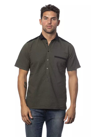 Verri Army Cotton Men Shirt - Retail Flare