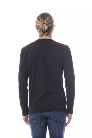 Verri Black Cotton Men T-Shirt - Retail Flare