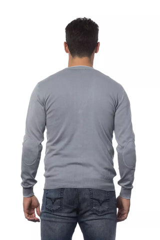 Verri Gray Cotton Men Cardigan - Retail Flare