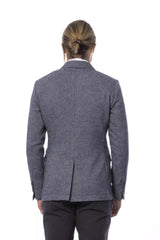 Verri Elegant Blue Single Breasted Blazer - Retail Flare