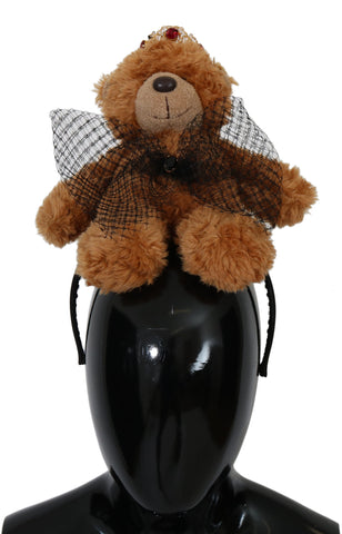 Dolce & Gabbana Teddy Bear Crystal Crown Hair Band - Retail Flare