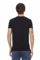 Trussardi Action Black Cotton Men T-Shirt - Retail Flare