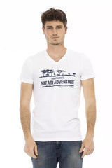 Trussardi Action White Cotton Men T-Shirt - Retail Flare