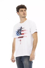 Trussardi Action White Cotton Men T-Shirt - Retail Flare