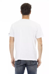 Trussardi Action White Cotton Men T-Shirt - Retail Flare