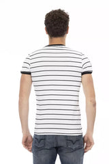Trussardi Action White Cotton Men T-Shirt - Retail Flare