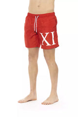 Bikkembergs Red Polyester Men's Swim Short - Retail Flare