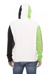 Automobili Lamborghini White Cotton Men's Sweater Hoodie - Retail Flare