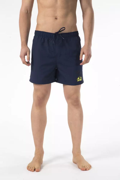 Just Cavalli Blue Nylon Men Swimwear Short