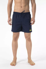 Just Cavalli Blue Nylon Men Swimwear Short