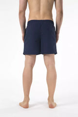 Just Cavalli Blue Nylon Men Swimwear Short