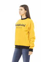 Baldinini Trend Yellow Cotton Women Sweater - Retail Flare